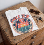 Girls Trip No Kids No Husbands No Plans Beach Shirt T-shirt lifestyle photo in White #color:white;