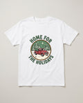 Home for the Holidays Vintage Truck Christmas Shirt, Family Gift T-shirt in White #color:white;