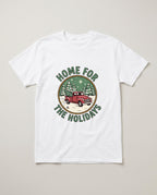 Home for the Holidays Vintage Truck Christmas Shirt, Family Gift T-shirt in White #color:white;